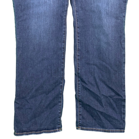 NYDJ Petite Marilyn Straight Dark Wash Jeans - Picture 6 of 16